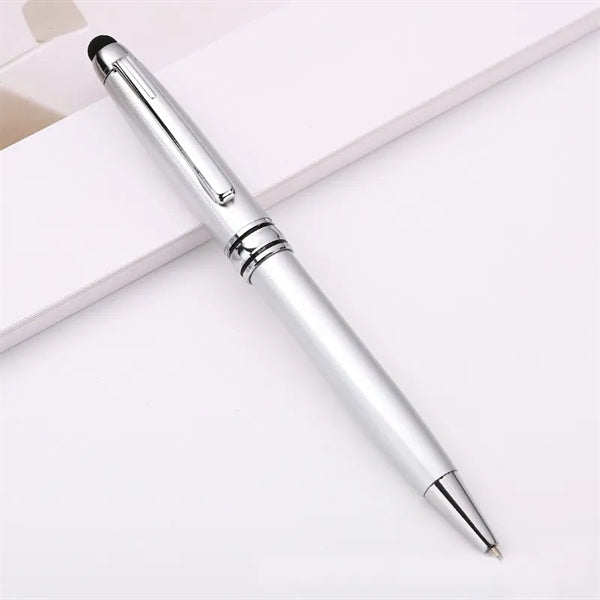 Metal Twist Action Ballpoint Stylus Pen