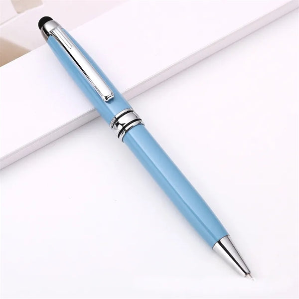 Metal Twist Action Ballpoint Stylus Pen