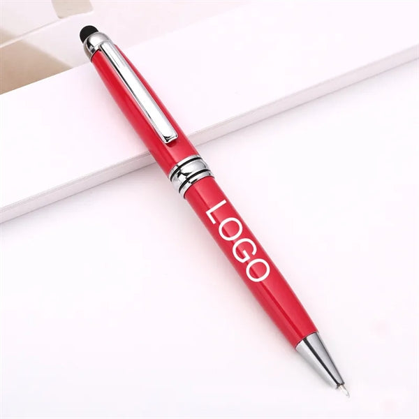 Metal Twist Action Ballpoint Stylus Pen