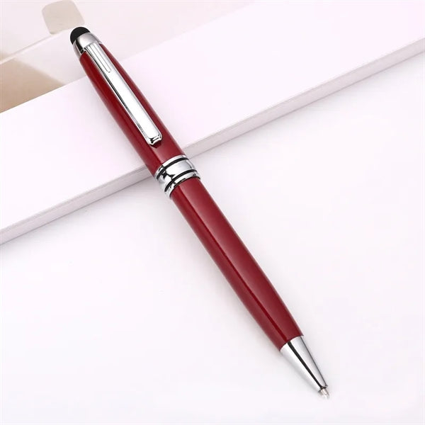 Metal Twist Action Ballpoint Stylus Pen