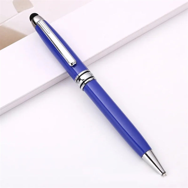 Metal Twist Action Ballpoint Stylus Pen