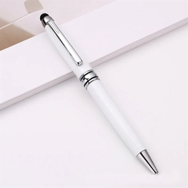 Metal Twist Action Ballpoint Stylus Pen