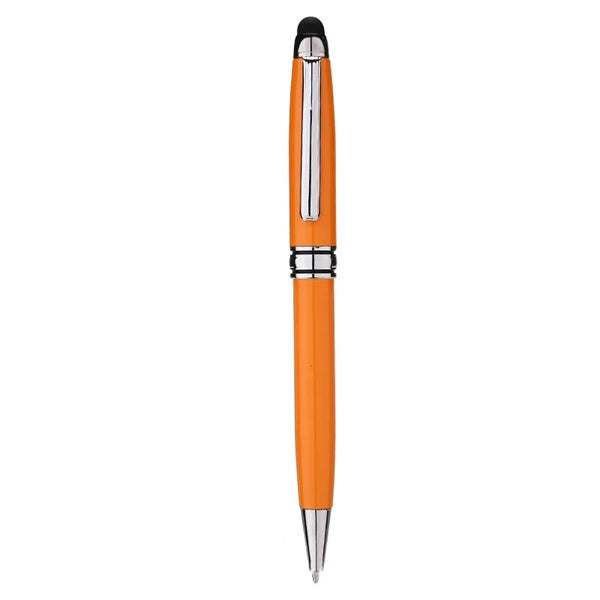 Metal Twist Action Ballpoint Stylus Pen
