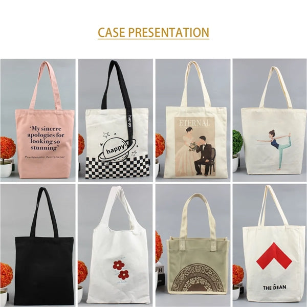 Multi-style Shoulder Tote Canvas Bag