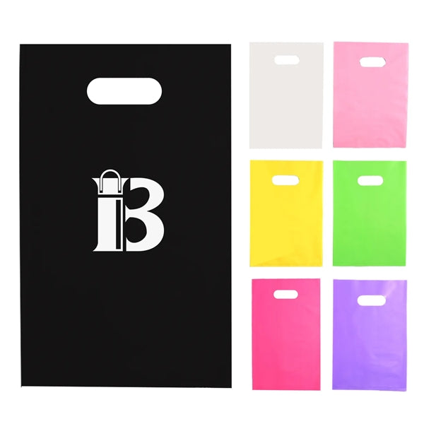 12''x15'' Die Cut Handle PE Shopping Bag