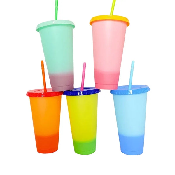 Magic Color Change Plastic Bottle