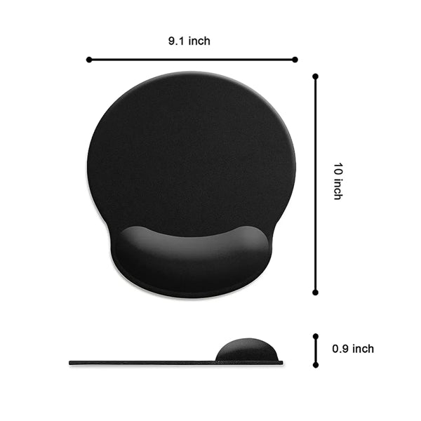 Rubber Slow Rebound Memory Foam Wrist Guard Mouse Pad