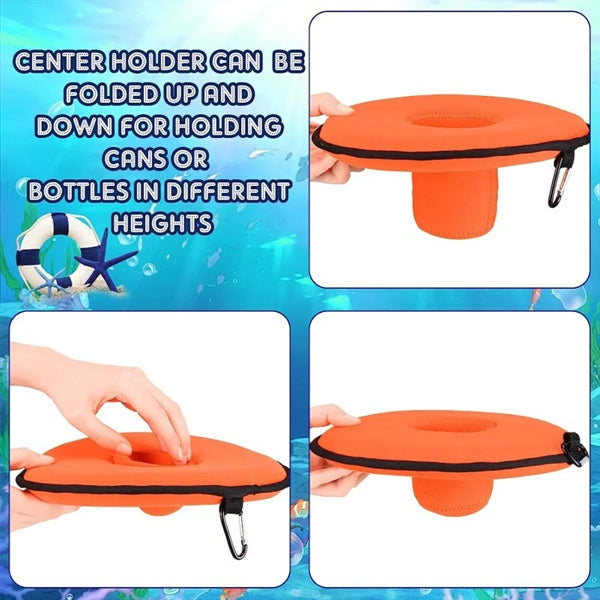 Floating Pool Drink Holder With Lanyard