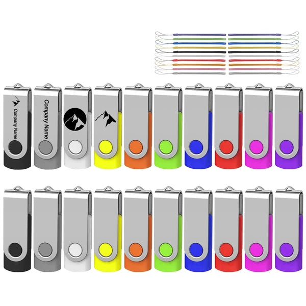 Metal Rotating Usb Flash Drive