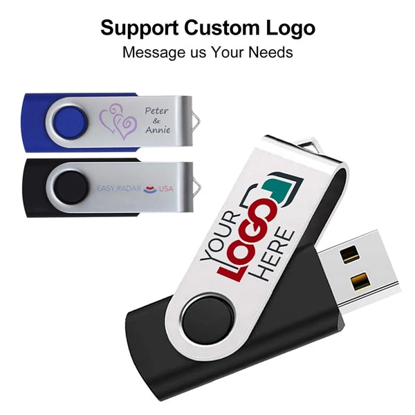 Metal Rotating Usb Flash Drive