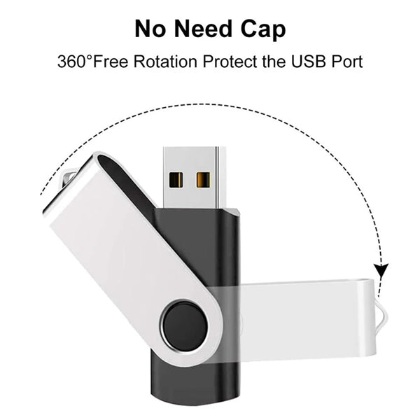 Metal Rotating Usb Flash Drive