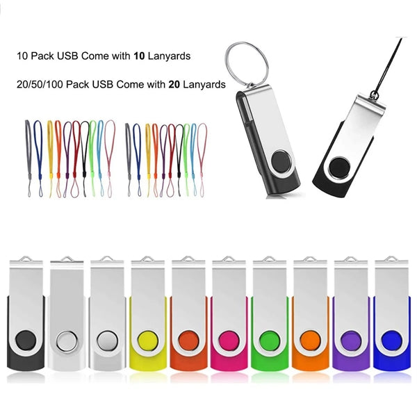Metal Rotating Usb Flash Drive