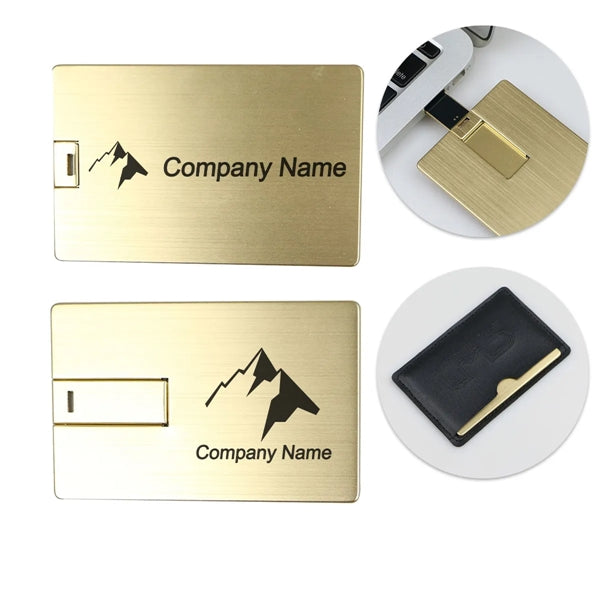 Metal Bank Credit Card Usb Flash Drive