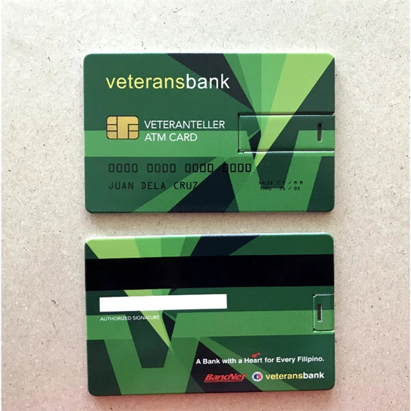 Metal Bank Credit Card Usb Flash Drive