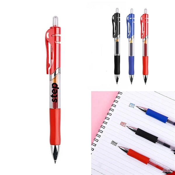 Inkflow Retractable Gel Pens With Rubber Grip
