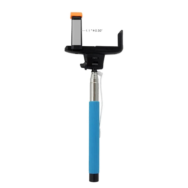 Extra Grip Wired Selfie Stick - Simports