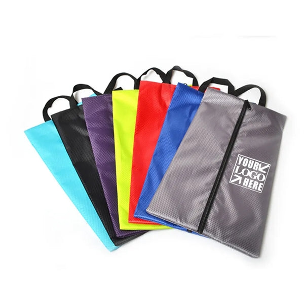 Waterproof Honeycomb Travel Shoe Bag with Handle & Zipper