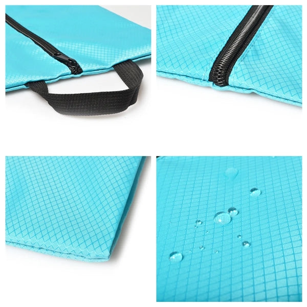 Waterproof Honeycomb Travel Shoe Bag with Handle & Zipper