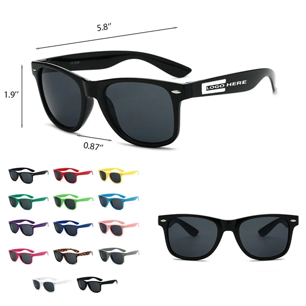 UV Protection Plastice Sunglasses w/ Custom Imprint