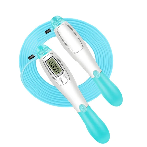 Adjustable Length Tangle-Free Jump Rope with Counter