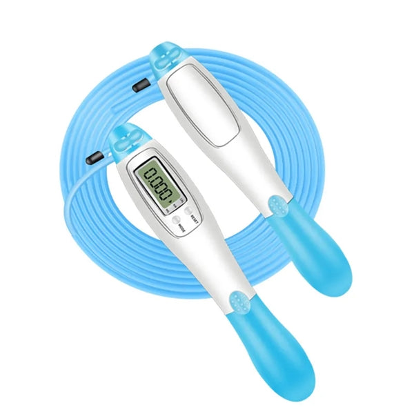 Adjustable Length Tangle-Free Jump Rope with Counter