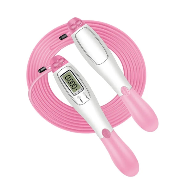 Adjustable Length Tangle-Free Jump Rope with Counter