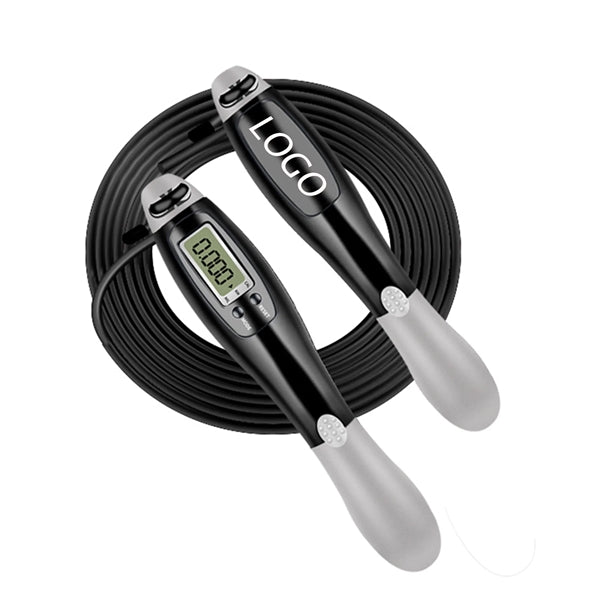 Adjustable Length Tangle-Free Jump Rope with Counter