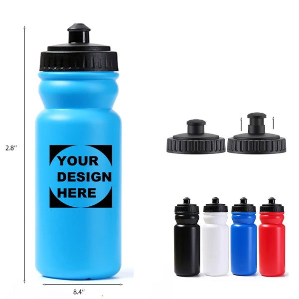 20 OZ Sports Water Bottle w/ Push'n Pull Cap