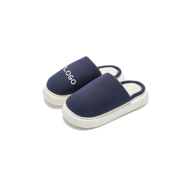Knitted Fleece Latex Slippers
