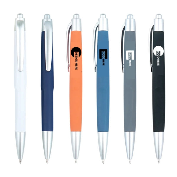 Click ABS Plastic Ballpoint Pen w/ Custom Imprint
