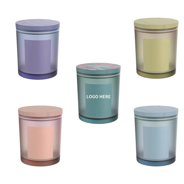 Frosted Glass Candle Cup Aromatherapy Jar