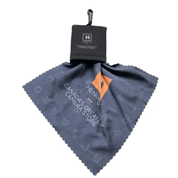 Microfiber Cleaning Cloth W/ Clip Pouch