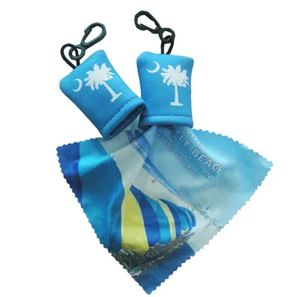 Microfiber Cleaning Cloth W/ Clip Pouch