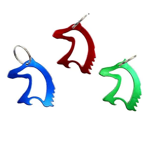 Horse Head Bottle Opener w/ Key Ring