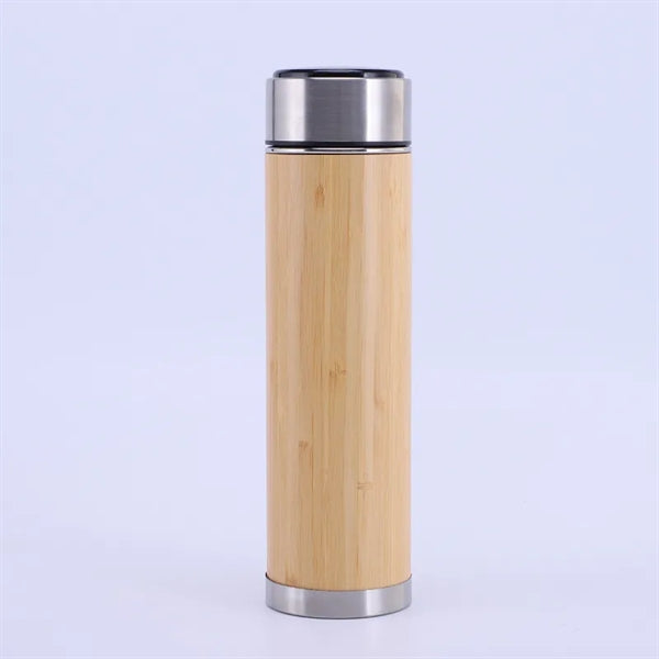 Smart Bamboo Tumbler With Temperature Display 17oz