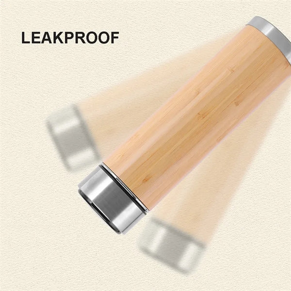 Smart Bamboo Tumbler With Temperature Display 17oz