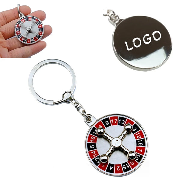 Rotatable Turntable Keychain