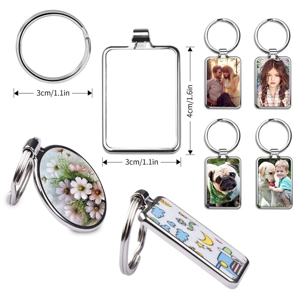 Sublimation Blank Metal Keychain