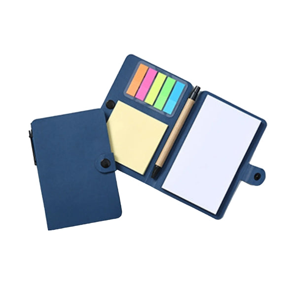 Button Sticky Notes Set With Pen