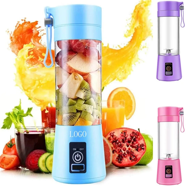 Portable Blender USB Juicer Cup 6 blades
