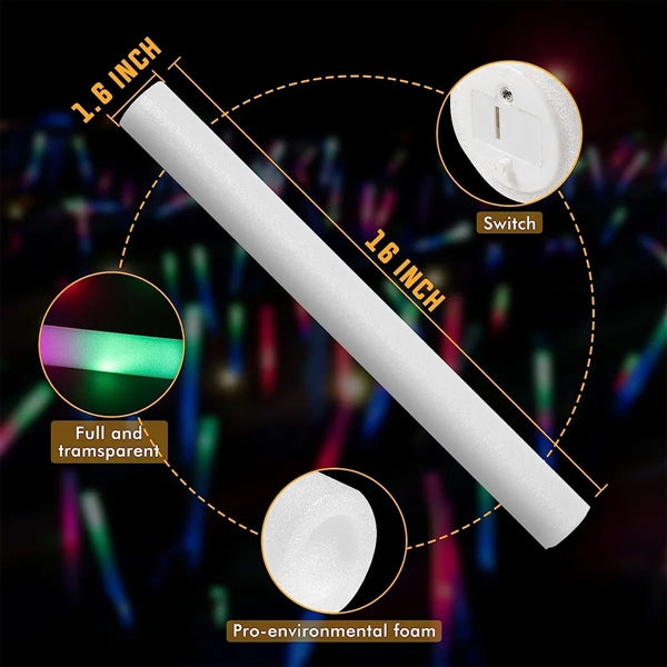 Colorful Sponge Glow Sticks