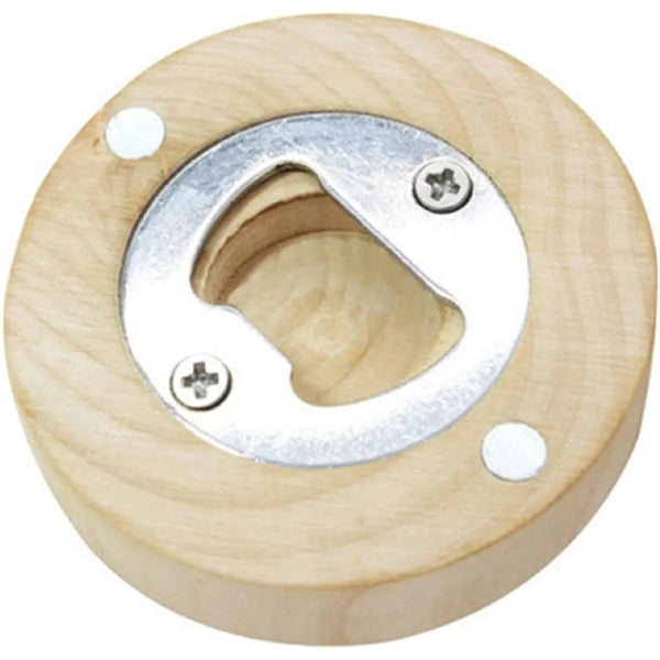 Wooden Magnetic Fridge Sticker Bottle Opener