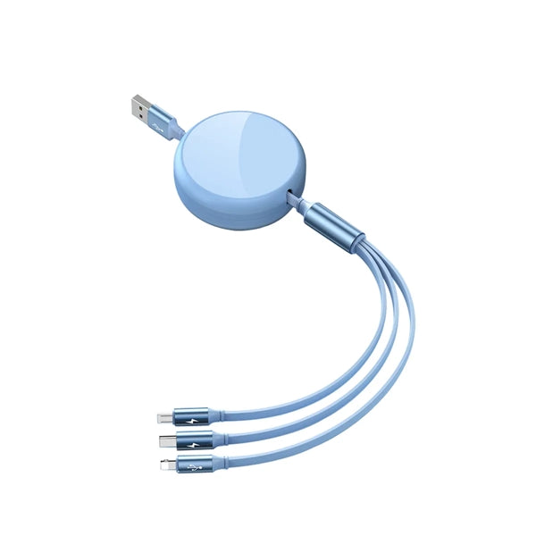 3 In 1 Retractable Charge Cables