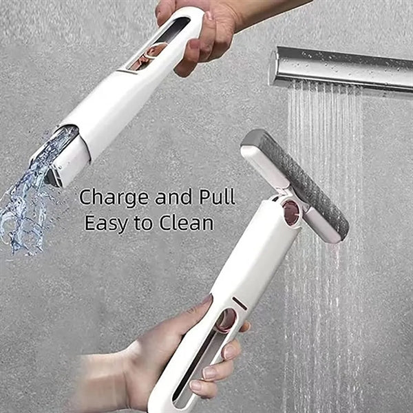 Portable Fold In Half Self-Squeeze Desktop Cleaning Mop