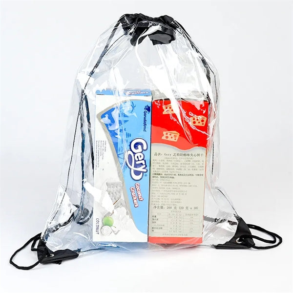 Eco Friendly Clear Drawstring Bag