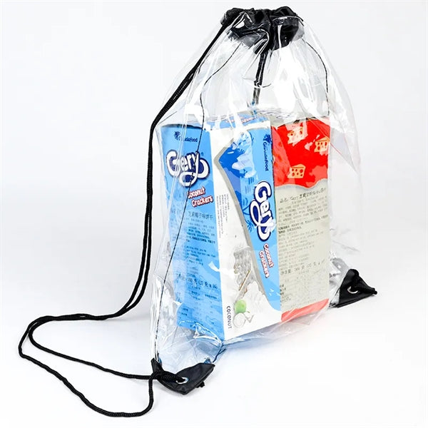 Eco Friendly Clear Drawstring Bag
