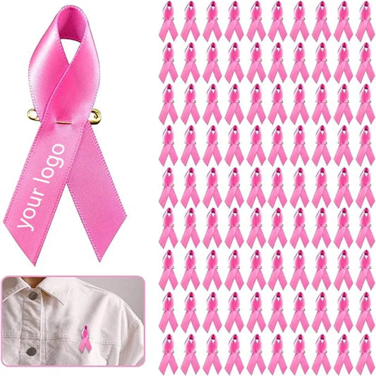 Breast Cancer Awareness Pink Ribbon Pins