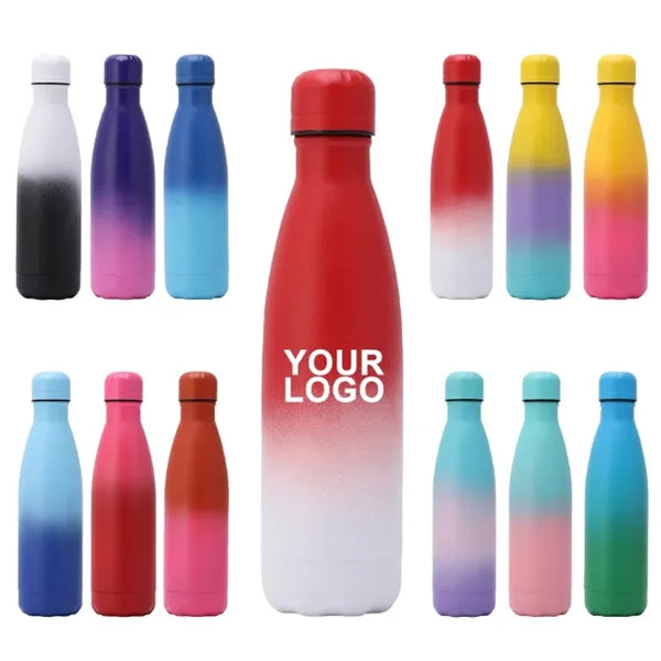 17 oz Insulated Cola Shaped Water Bottle