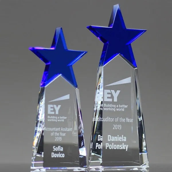 Top Star Crystal Award Trophy