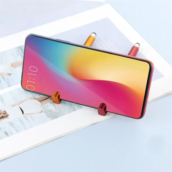 Multipurpose Soft Touch Pen with Cell Phone Holder